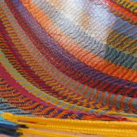 Colorful Nylon hammock from Mexico 