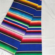 Colorful Mexican plaid. No. DSC00958-Blue