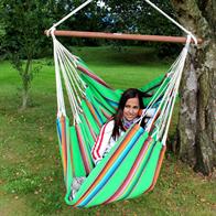 Mexico Green Hammock Chair in colorful fabric DVT555