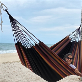 Hammock in durable fabric, Guatemala mix design FG542