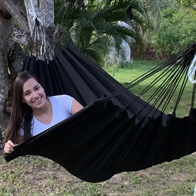 Outdoor Black Fabric Hammock PRO 1 persons