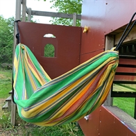 Bambino hammock in retro red shades