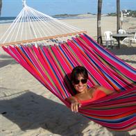 Mexico Pink hammock with 118 cm spreader bars